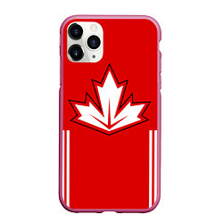 Чехол iPhone 11 Pro матовый Сборная Канады: домашняя форма