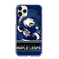 Чехол iPhone 11 Pro матовый Toronto Maple Leafs