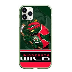 Чехол iPhone 11 Pro матовый Minnesota Wild