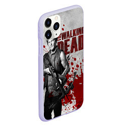 Чехол iPhone 11 Pro матовый Walking Dead: Deryl Dixon, цвет: 3D-светло-сиреневый — фото 2