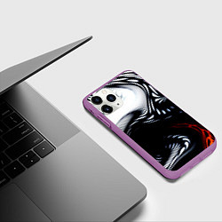 Чехол iPhone 11 Pro матовый Abrupt, цвет: 3D-фиолетовый — фото 2