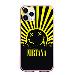 Чехол iPhone 11 Pro матовый Nirvana, цвет: 3D-розовый