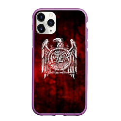 Чехол iPhone 11 Pro матовый Slayer: Blooded Eagle, цвет: 3D-фиолетовый