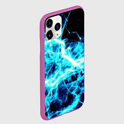 Чехол iPhone 11 Pro матовый Energy, цвет: 3D-фиолетовый — фото 2