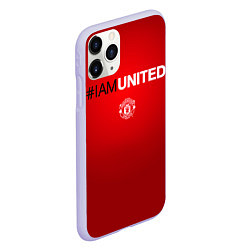 Чехол iPhone 11 Pro матовый I am United, цвет: 3D-светло-сиреневый — фото 2