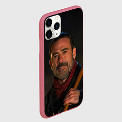 Чехол iPhone 11 Pro матовый Ниган, цвет: 3D-малиновый — фото 2
