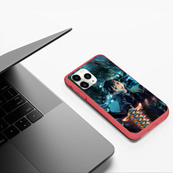 Чехол iPhone 11 Pro матовый Мастера меча онлайн, цвет: 3D-красный — фото 2