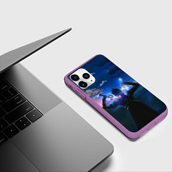 Чехол iPhone 11 Pro матовый Мастера меча онлайн, цвет: 3D-фиолетовый — фото 2
