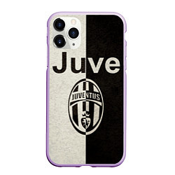 Чехол iPhone 11 Pro матовый Juventus6, цвет: 3D-сиреневый
