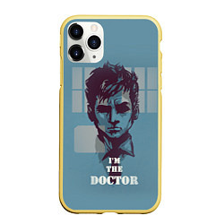 Чехол iPhone 11 Pro матовый I'm the doctor, цвет: 3D-желтый