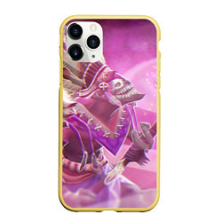 Чехол iPhone 11 Pro матовый Dazzle Magic, цвет: 3D-желтый