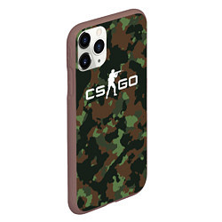 Чехол iPhone 11 Pro матовый CS GO: Dark Forest, цвет: 3D-коричневый — фото 2