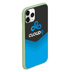 Чехол iPhone 11 Pro матовый Cloud 9 Uniform, цвет: 3D-салатовый — фото 2