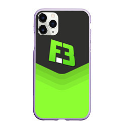 Чехол iPhone 11 Pro матовый FlipSid3 Uniform, цвет: 3D-светло-сиреневый