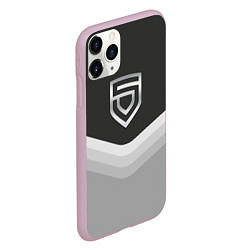 Чехол iPhone 11 Pro матовый Penta Uniform, цвет: 3D-розовый — фото 2