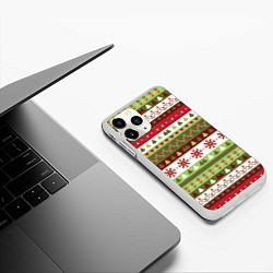 Чехол iPhone 11 Pro матовый Pat37, цвет: 3D-белый — фото 2