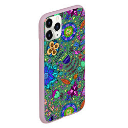 Чехол iPhone 11 Pro матовый Pat38, цвет: 3D-розовый — фото 2