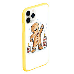 Чехол iPhone 11 Pro матовый Печенюшка, цвет: 3D-желтый — фото 2