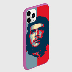 Чехол iPhone 11 Pro матовый Che Guevara, цвет: 3D-фиолетовый — фото 2