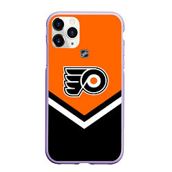 Чехол iPhone 11 Pro матовый NHL: Philadelphia Flyers