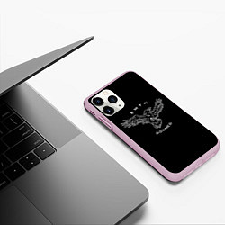 Чехол iPhone 11 Pro матовый BMTH: Doomed, цвет: 3D-розовый — фото 2