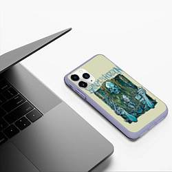 Чехол iPhone 11 Pro матовый Bring Me The Horizon, цвет: 3D-светло-сиреневый — фото 2