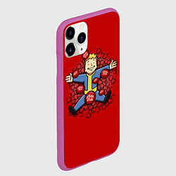 Чехол iPhone 11 Pro матовый Nuka Cola Paradise, цвет: 3D-фиолетовый — фото 2