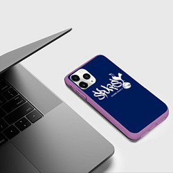 Чехол iPhone 11 Pro матовый Spurs, цвет: 3D-фиолетовый — фото 2