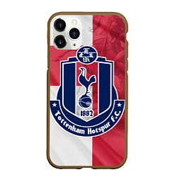 Чехол iPhone 11 Pro матовый Tottenham Hotspur FC, цвет: 3D-коричневый