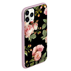 Чехол iPhone 11 Pro матовый TOP Roses, цвет: 3D-розовый — фото 2
