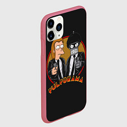 Чехол iPhone 11 Pro матовый Pulporama, цвет: 3D-малиновый — фото 2