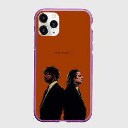 Чехол iPhone 11 Pro матовый Pulp Fiction, цвет: 3D-фиолетовый