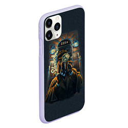 Чехол iPhone 11 Pro матовый Baker Street 221B, цвет: 3D-светло-сиреневый — фото 2