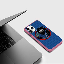 Чехол iPhone 11 Pro матовый I am Sherlocked, цвет: 3D-малиновый — фото 2
