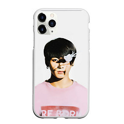 Чехол iPhone 11 Pro матовый Jungkook, цвет: 3D-белый