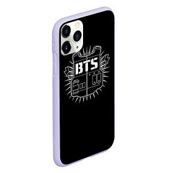 Чехол iPhone 11 Pro матовый BTS: J hope, цвет: 3D-светло-сиреневый — фото 2