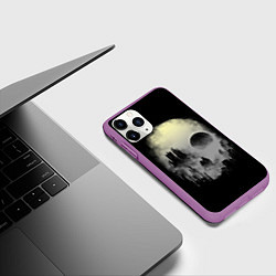 Чехол iPhone 11 Pro матовый Мертвый туман, цвет: 3D-фиолетовый — фото 2