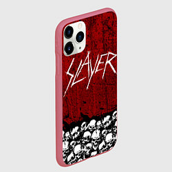 Чехол iPhone 11 Pro матовый Slayer Red, цвет: 3D-малиновый — фото 2