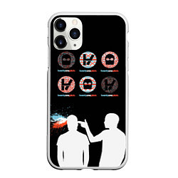 Чехол iPhone 11 Pro матовый Twenty one pilots, цвет: 3D-белый