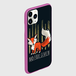 Чехол iPhone 11 Pro матовый No Fox Given, цвет: 3D-фиолетовый — фото 2