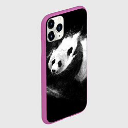 Чехол iPhone 11 Pro матовый Молочная панда, цвет: 3D-фиолетовый — фото 2