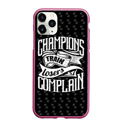 Чехол iPhone 11 Pro матовый Champions Train