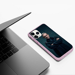 Чехол iPhone 11 Pro матовый Ватсон, цвет: 3D-розовый — фото 2