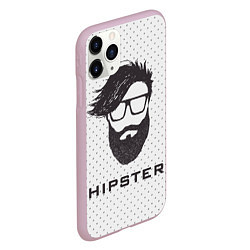 Чехол iPhone 11 Pro матовый Hipster, цвет: 3D-розовый — фото 2