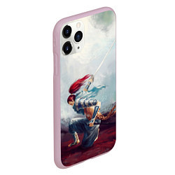 Чехол iPhone 11 Pro матовый Ясуо, цвет: 3D-розовый — фото 2