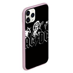 Чехол iPhone 11 Pro матовый AC/DC: Mono, цвет: 3D-розовый — фото 2