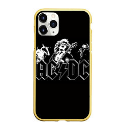 Чехол iPhone 11 Pro матовый AC/DC: Mono