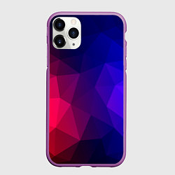 Чехол iPhone 11 Pro матовый Red&Blue