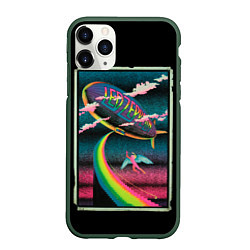 Чехол iPhone 11 Pro матовый Led Zeppelin: Colour Fly