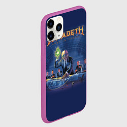 Чехол iPhone 11 Pro матовый Megadeth: Rust In Peace, цвет: 3D-фиолетовый — фото 2